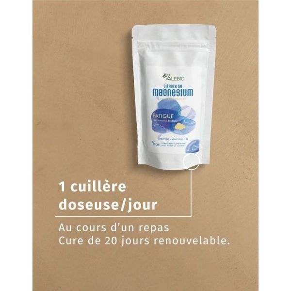 Citrate de Magnésium Goût Pomme - 80 g
