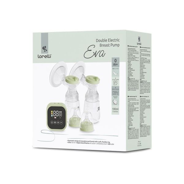 Double Electric Breast Pump Eva Classic - blue - 1 unité