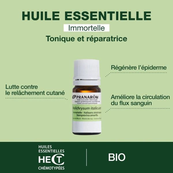 Huile Essentielle d'Immortelle (Hélichryse) - Bio - 5 ml