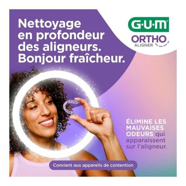 Ortho Aligner comprimés nettoyants pour gouttières orthodontiques - 32 comprimés