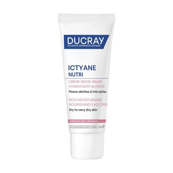 Ictyane Crème riche visage hydratante nutritive - 40 ml
