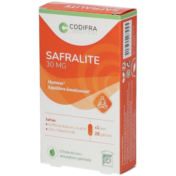 Safralite 30 mg - 28 gélules