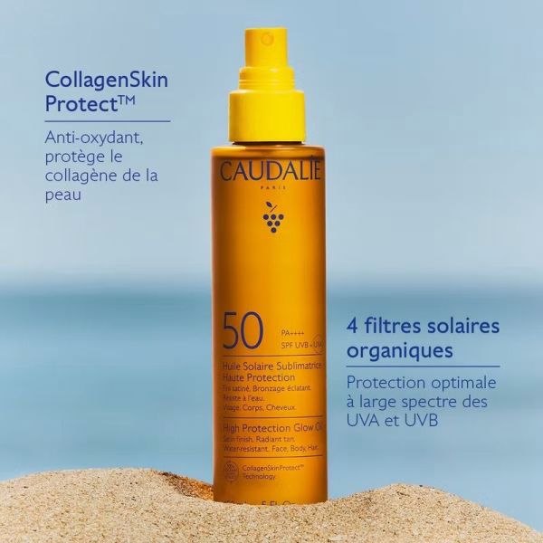 Huile Solaire Sublimatrice Haute Protection SPF50 Vinosun Protect - 150 ml
