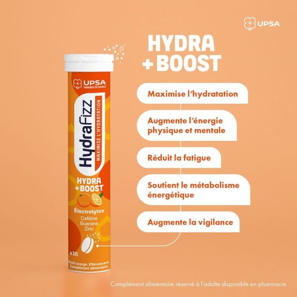 Hydra +Boost - 16 comprimés effervescents