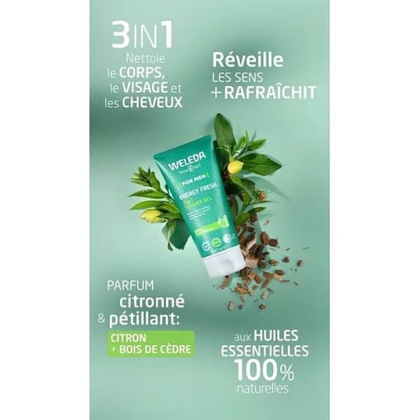 Duo Gel Douche 3 en 1 Energy Fresh