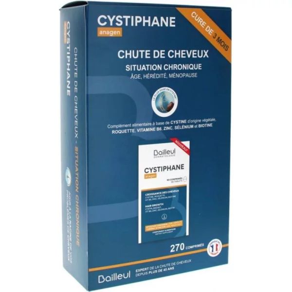 Cystiphane Anagen Croissance Cheveux Comprimes - 270 comprimes