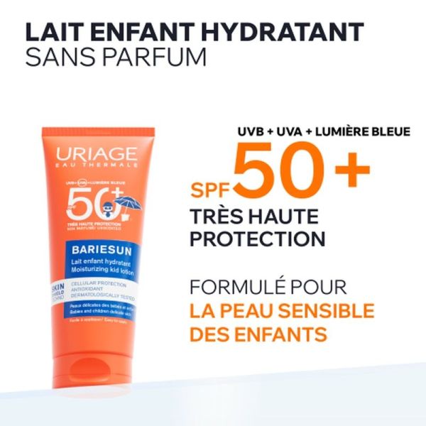 Lait Solaire Enfant Hydratant SPF50+ BARIÉSUN - 100 ml