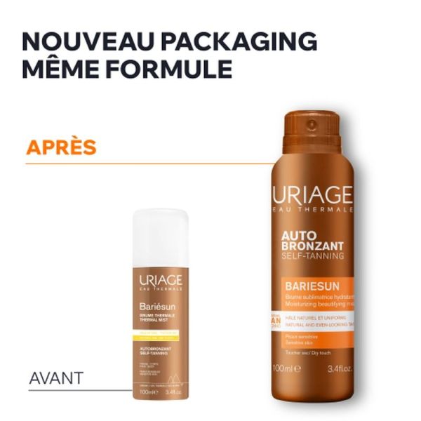 Brume Autobronzante Sublimatrice Hydratante Bariésun - 100 ml
