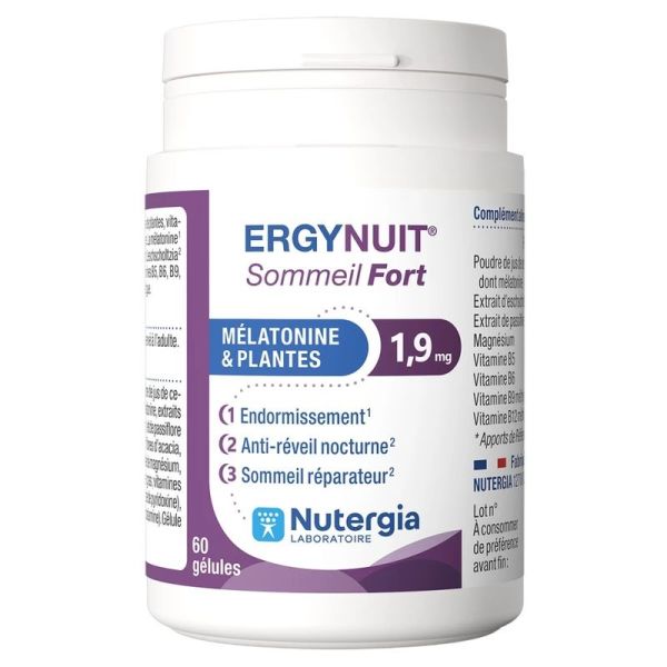 ERGYNUIT Sommeil Fort - 60 gélules