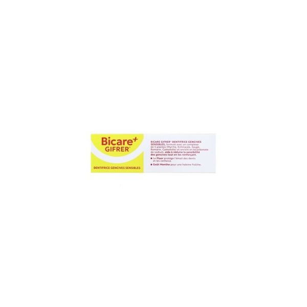 Bicare Plus Dentifrice Gencives Sensibles - 75 ml