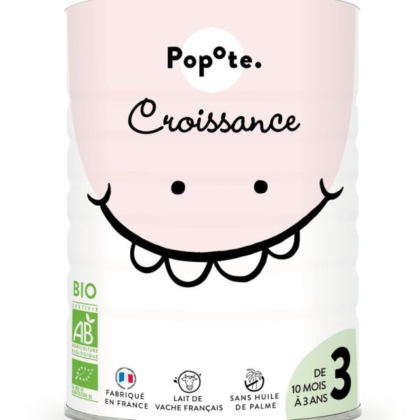 Popote Lait Infantile Croissance Bio 400G