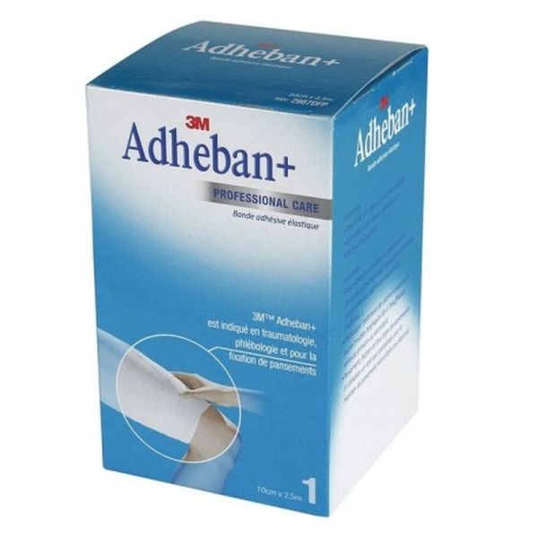 Adheban+ Bande Adhésive Élastique - 10 cm x 2,5 m