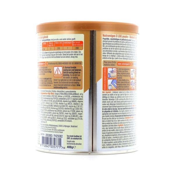 3 LGG Lait en poudre hypoallergenique - 400 g