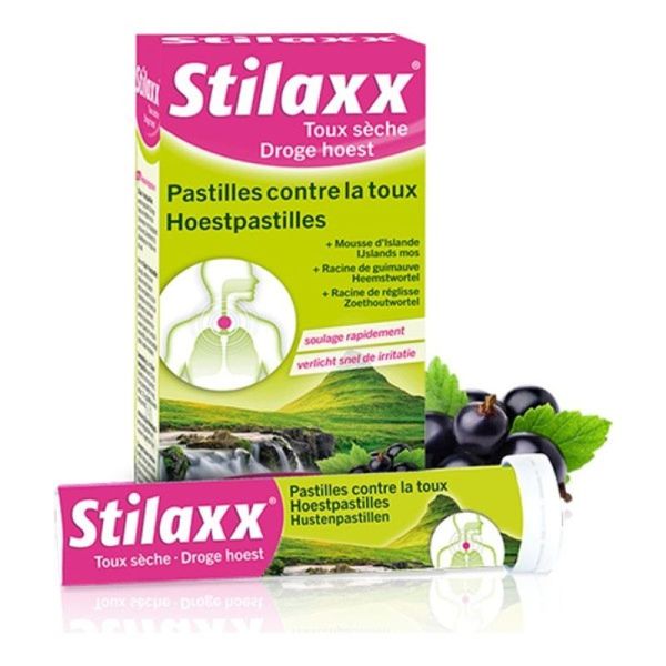 Stilaxx Pastilles contre la toux sèche - 28 pastilles