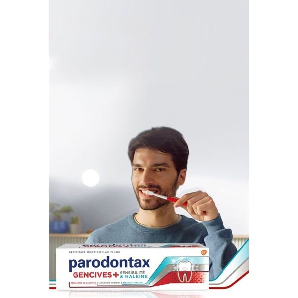 Dentifrice Gencives + Sensibilité Haleine Fraîcheur intense - 2 x 75 ml