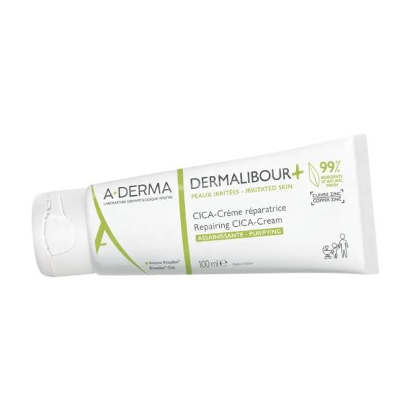 CICA-Creme reparatrice assainissante Dermalibour+ - 100 ml