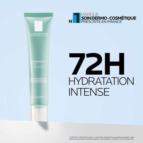Hydraphase HA Riche Creme Hydratante a l'acide hyaluronique - 40 ml