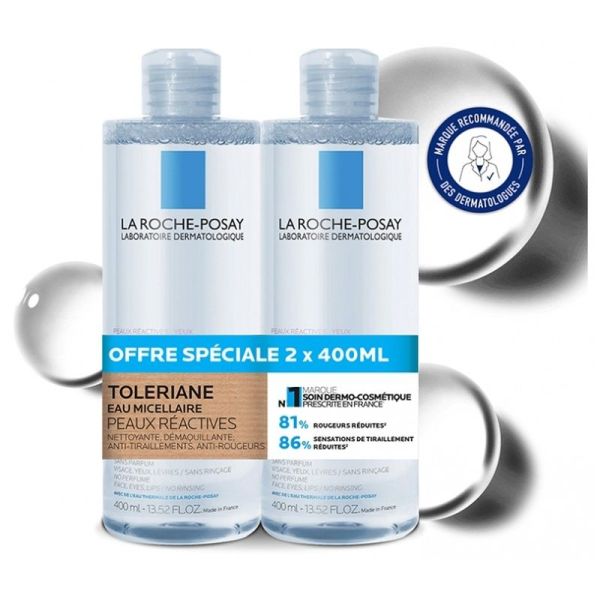 Eau Micellaire Tolériane - 2 x 400 ml