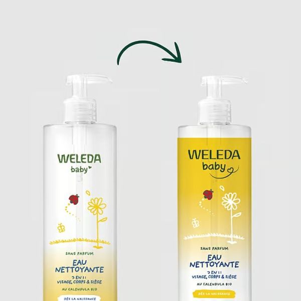 Eau nettoyante Calendula sans parfum - 400 ml