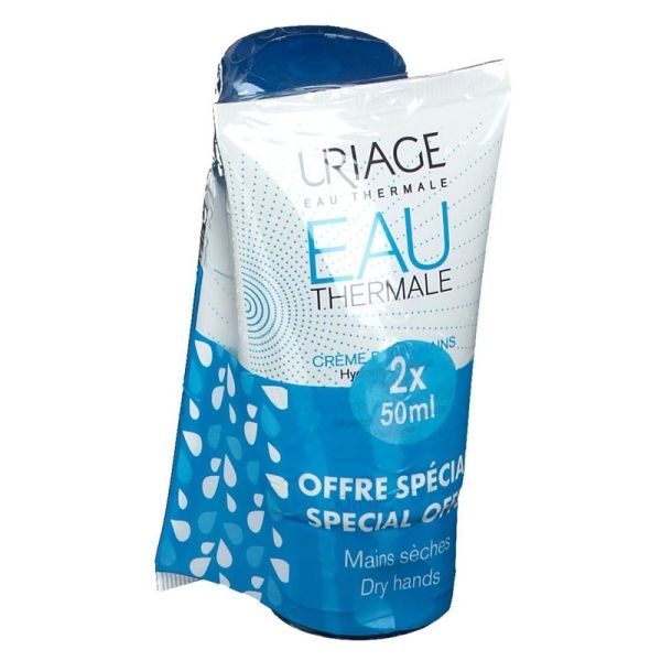 Crème d'Eau Mains Hydratante Eau Thermale - 2 x 50 ml