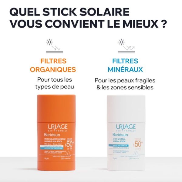 STICK SOLAIRE INVISIBLE SPF50+ Bariésun - 18 g