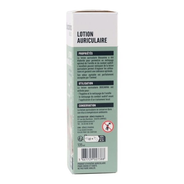 Lotion Auriculaire - Chiens et Chats - 135 ml