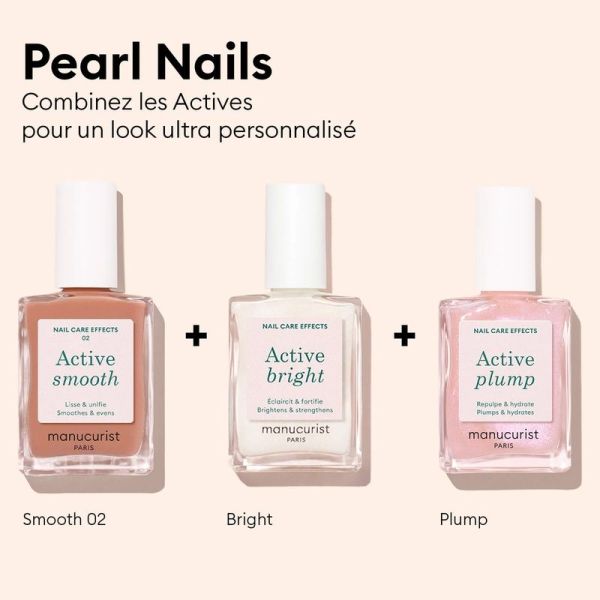 Manucurist Active Smooth Vernis soin lissant 02 Doré - 15 ml