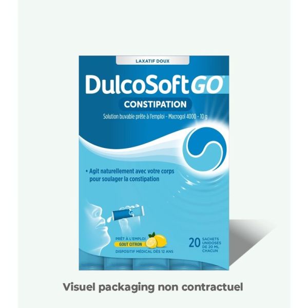 DulcoSoft GO sachet unidose - 20 sachets de 20 ml