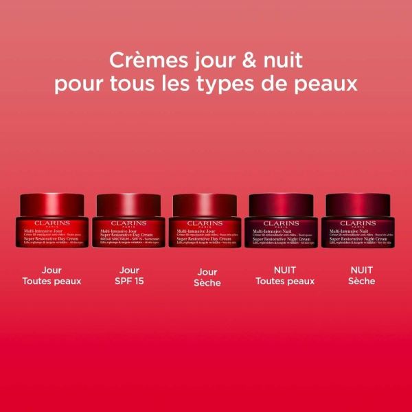 Crème Anti-Âge Toutes Peaux Rétinol Naturel – Multi-Intensive – 50 ml
