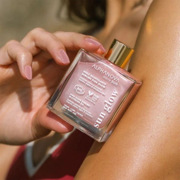 Huile Scintillante Sublime Pink Glow Daily SUN - 50 ml