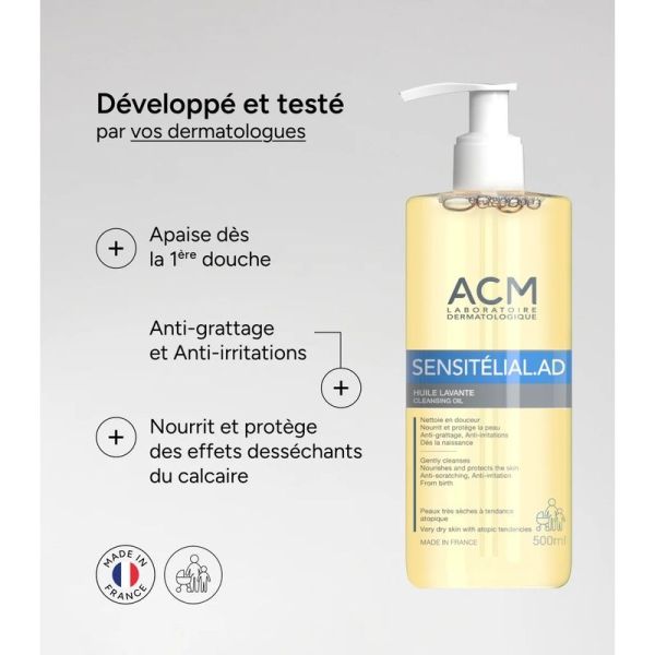 Huile Lavante Sensitelial.AD - 200 ml