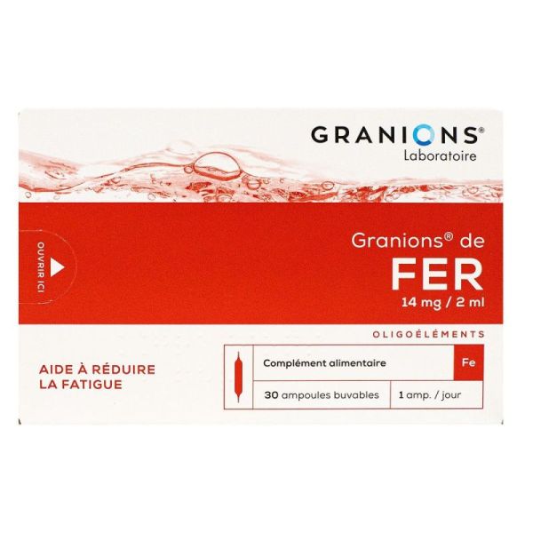 Ea Oligo Granions De Fer Amp Buv 2Ml 30