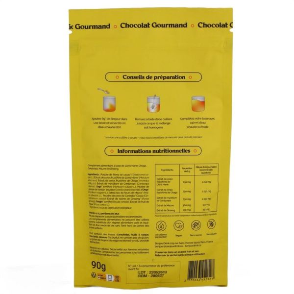 Boisson Adaptogene Saveur Chocolat Gourmand - 15 portions