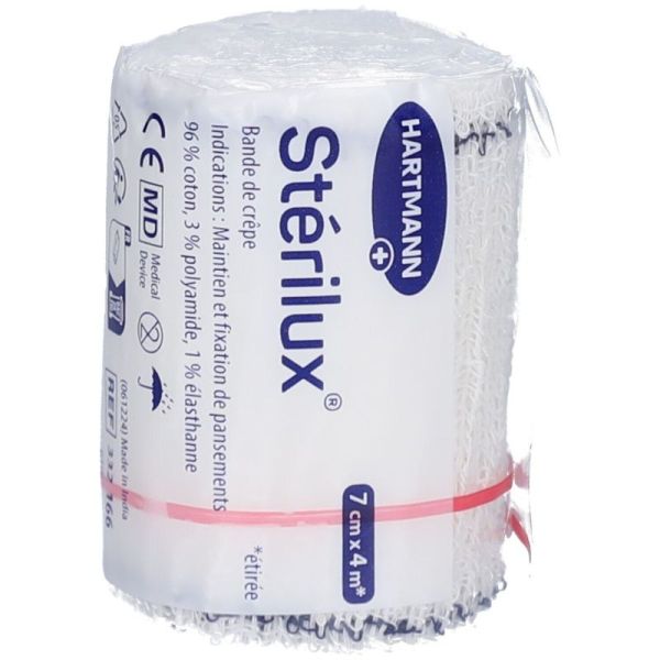 Stérilux bande de crêpe - 7 cm x 4 m