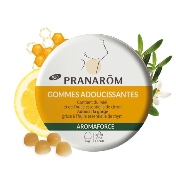 Gommes adoucissantes - Miel/Citron - Bio - 45 g