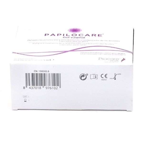 Papilocare Gel Vaginal - 21 canules unidoses de 5 ml