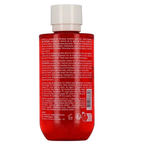 Eau Ginseng Lotion Soin Lisse et Hydrate - 190 ml