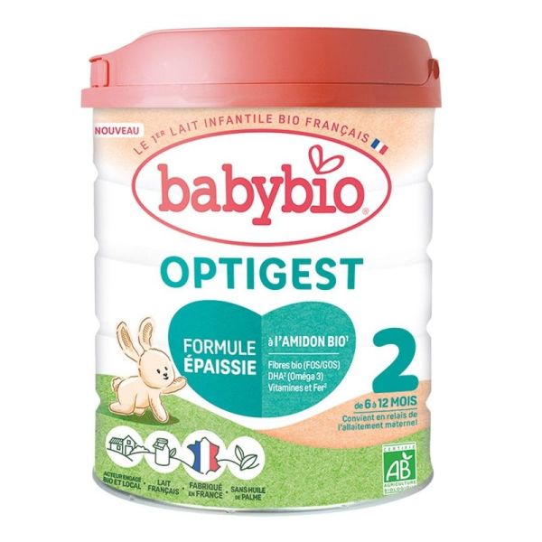 Optigest 2 Formule épaissie de 6 à 12 mois Bio - 800 g