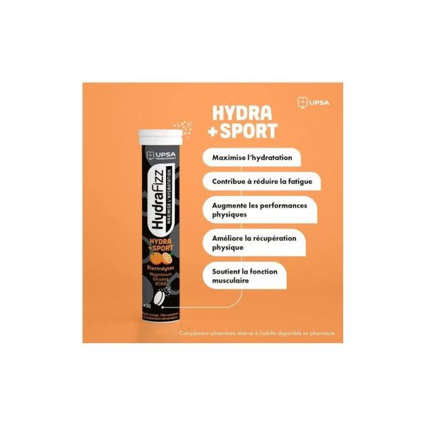 Hydra +Sport - 16 comprimés effervescents