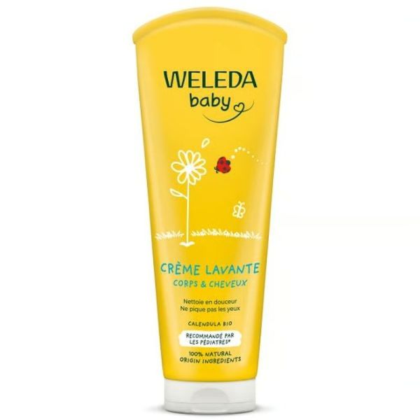 Creme lavante Corps et Cheveux au Calendula - 200 ml