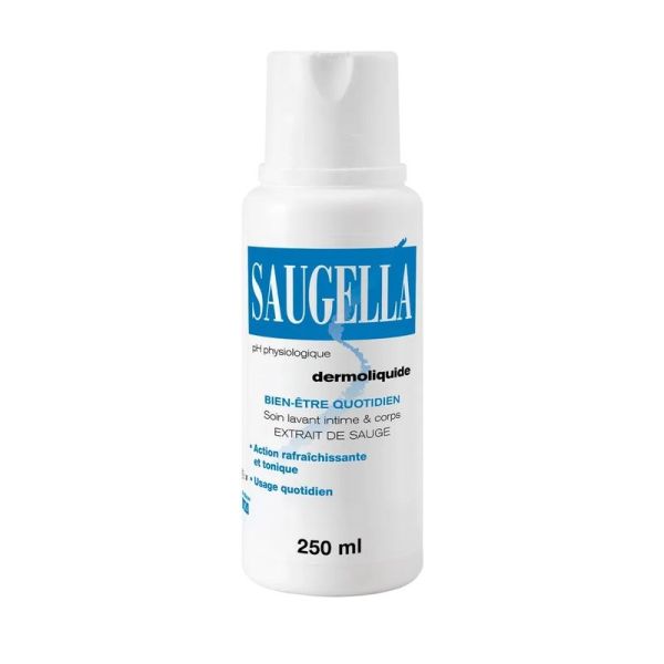 Saugella Dermoliquide soin lavant intime - 2 x 500 ml