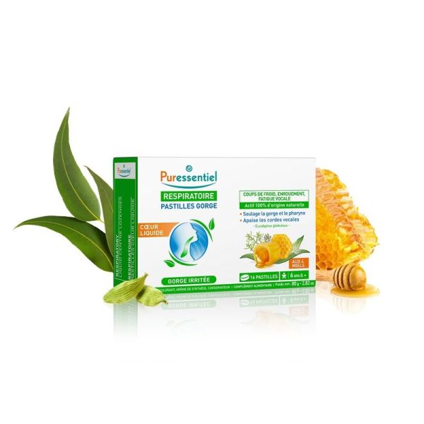 Pastilles Gorge Coeur Liquide Resp OK - 16 pastilles