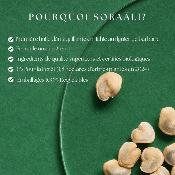 L'Huile Démaquillante et Nettoyante à l'Huile de Figue de Barbarie Bio - 120 ml