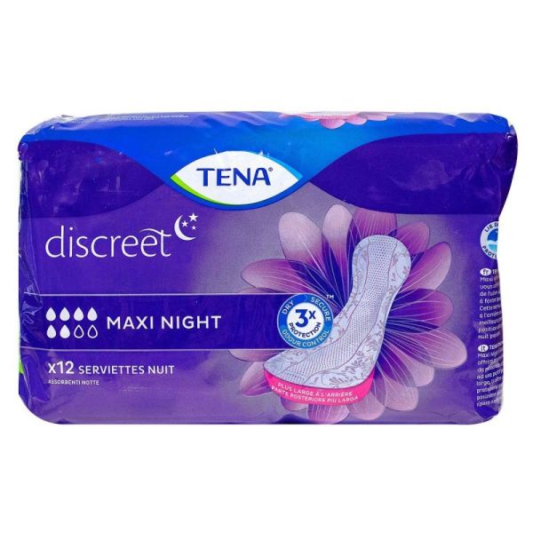 Tena Lady Maxi Night Sach 12Deref