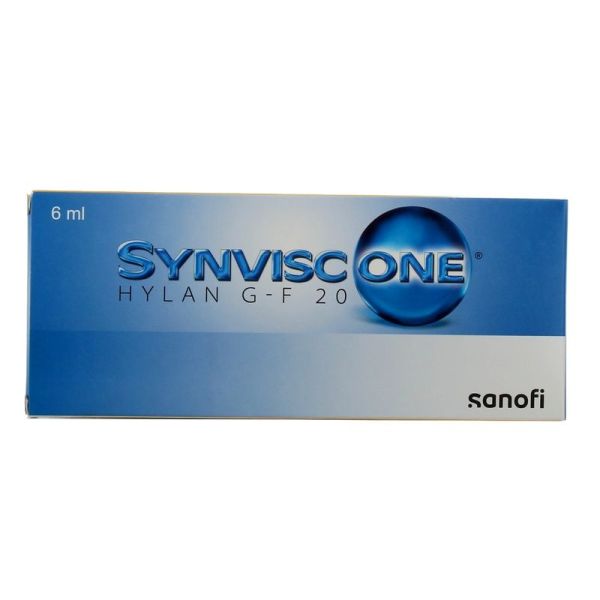 Synvisc-One Hylan G-F 20 - 1 seringue de 6 mL