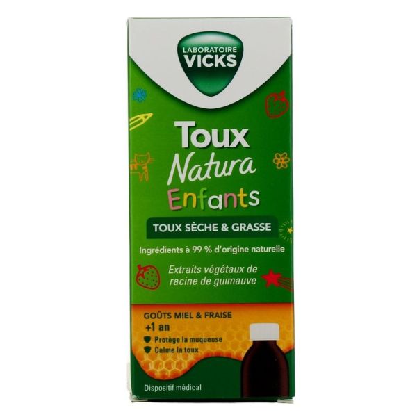 Vicks Toux Natura Enfants - sirop 140 ml